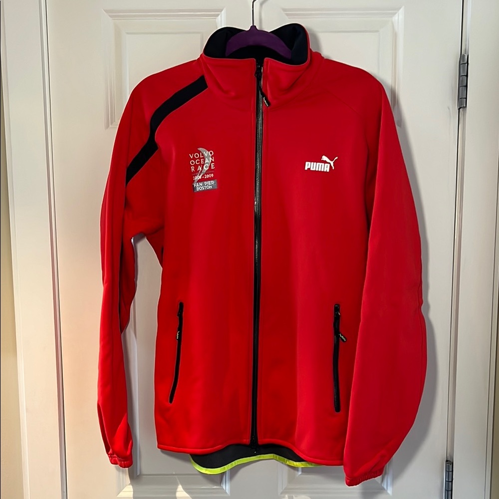 Puma Red and Black Windstopper Puma Volvo Ocean Racing Jacket